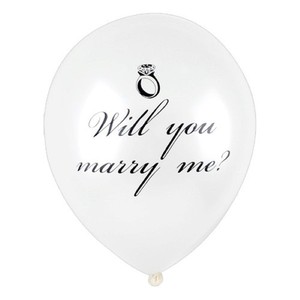Will you marry me? 풍선